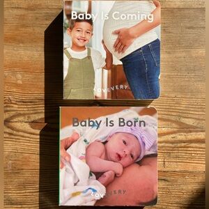 Set of Two Lovevery New Sibling Board Books | Baby Is Coming & Baby Is Born